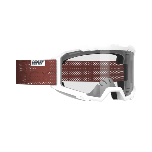 Máscara LEATT VIZION 2.0 MTB Blanca CLEAR 90 VLT