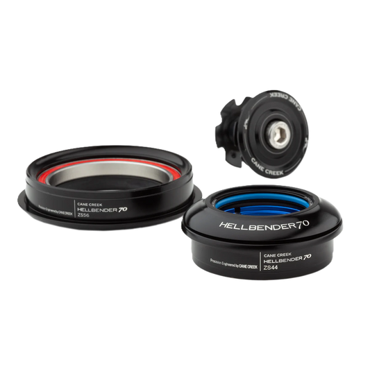 Juego de dirección CANE CREEK HELLBLENDER 70 1"1/8 ZS44/ZS56 Semi-Integrated Negro