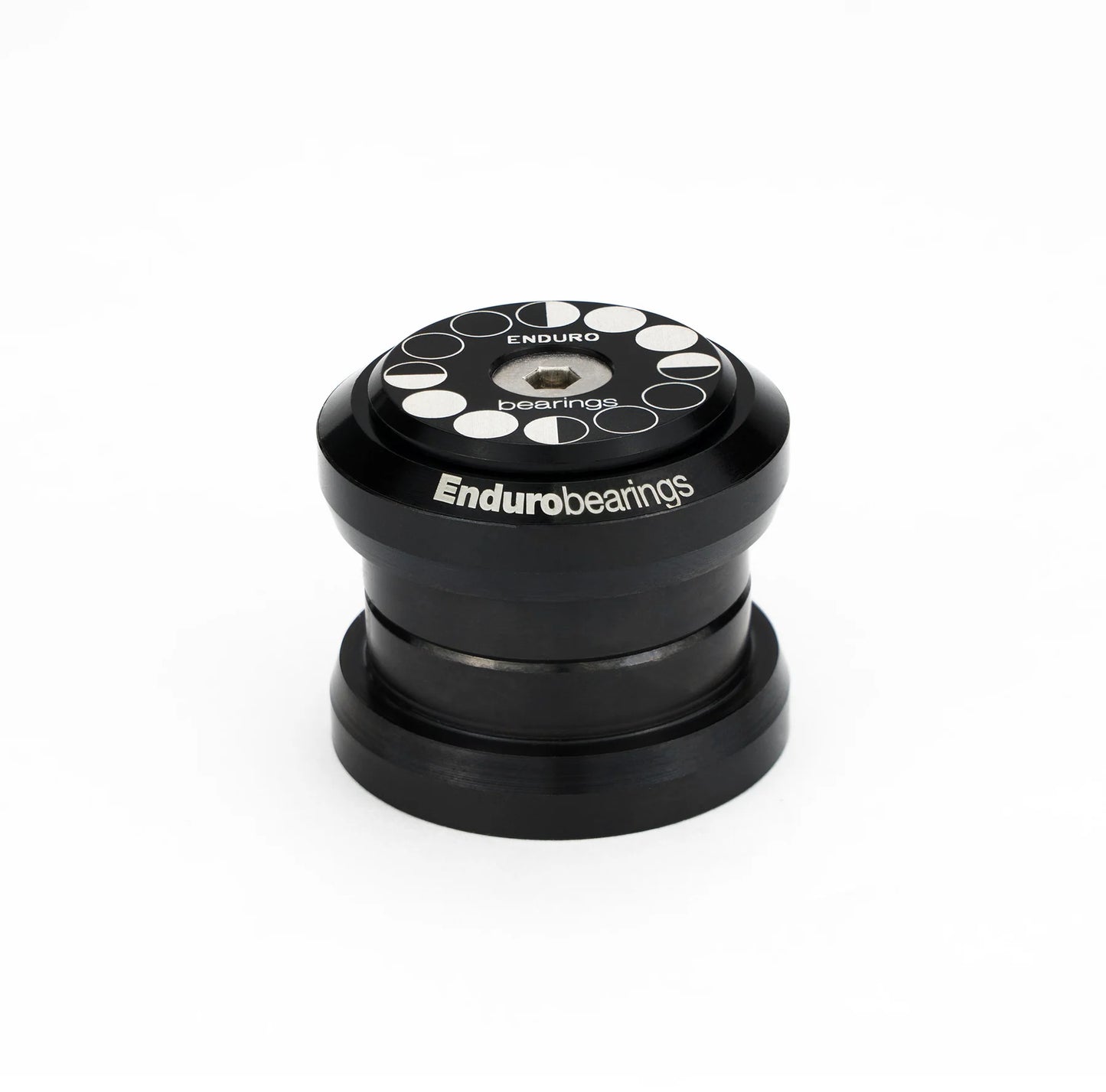 ENDURO BEARINGS Juego de dirección 1 1/8 EC34/EC34mm Black Oxide