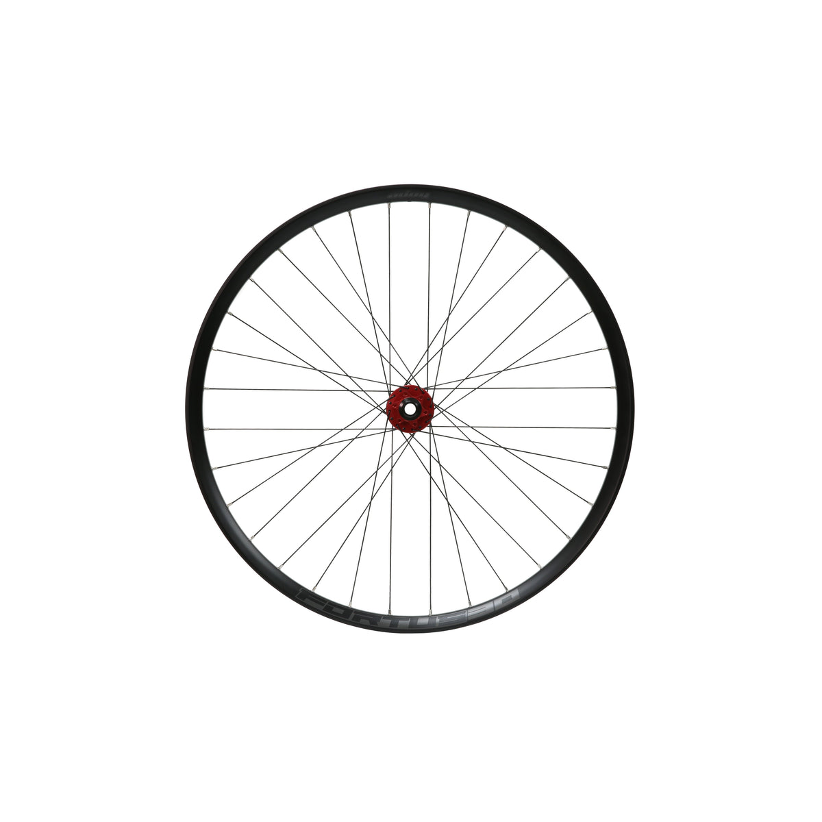 Rueda delantera HOPE Fortus 30 W de 27,5 pulgadas, buje Pro 5 rojo