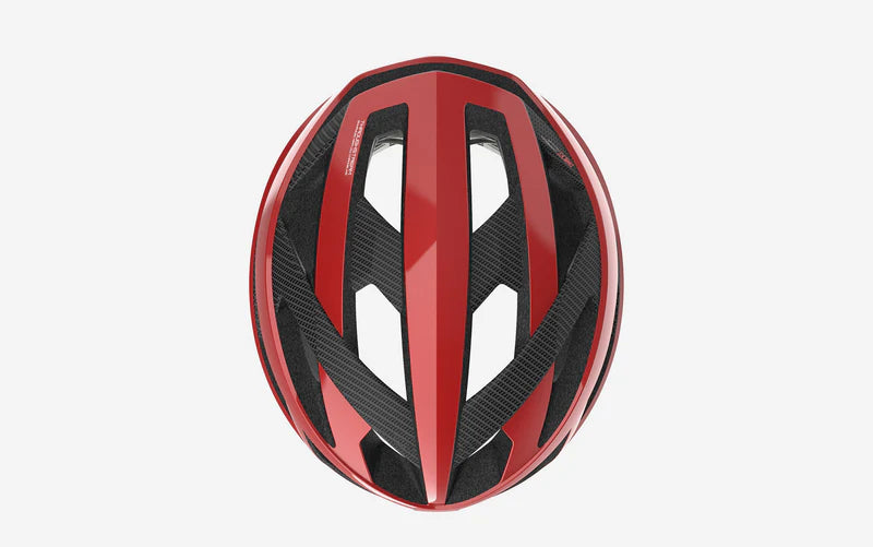 Casco de carretera RUDY PROJECT REBEL CARBON Rojo