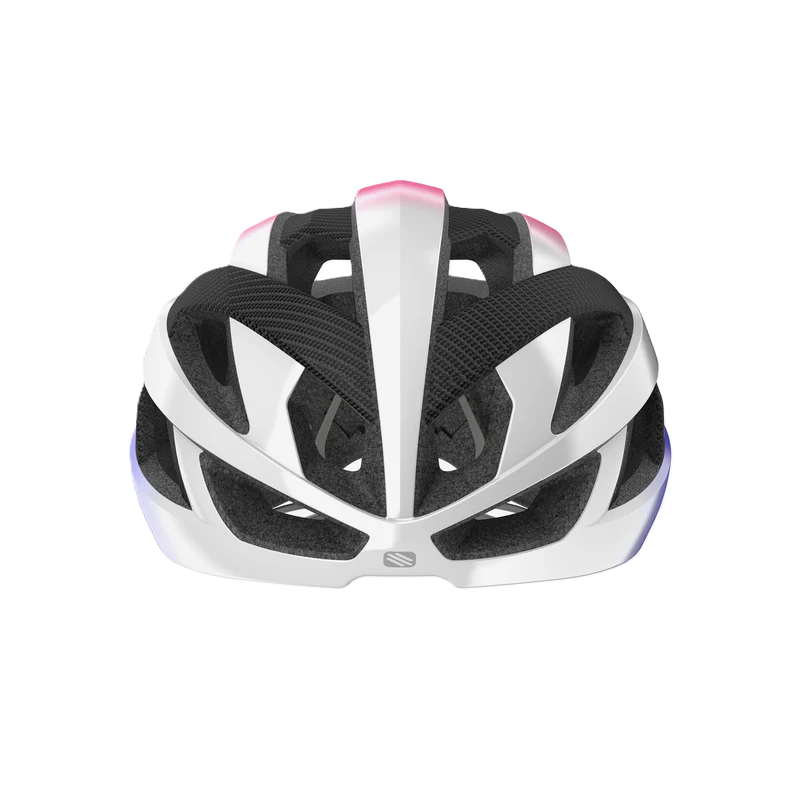 Casco de carretera RUDY PROJECT REBEL CARBON Blanco/Morado/Rosa