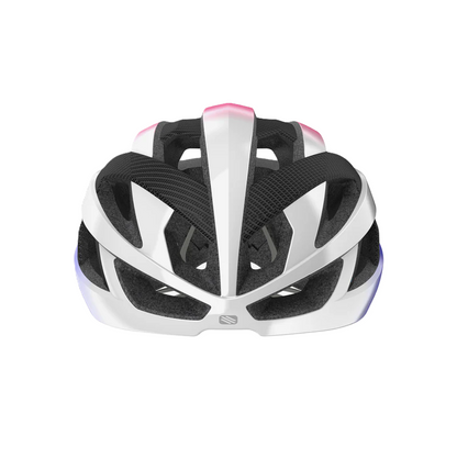 Casco de Carretera RUDY PROJECT REBEL CARBON Blanco/Violeta/Rosa