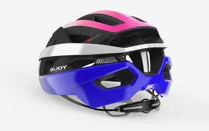Casco de Carretera RUDY PROJECT REBEL CARBON Blanco/Violeta/Rosa