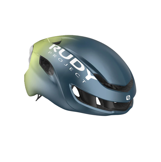 Casco de Carretera RUDY PROJECT NYTRON Azul/Verde Mate
