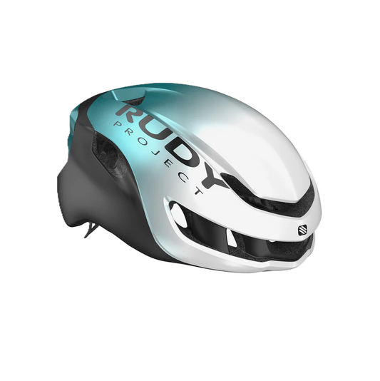 Casco de carretera RUDY PROJECT NYTRON Esmeralda/Blanco mate