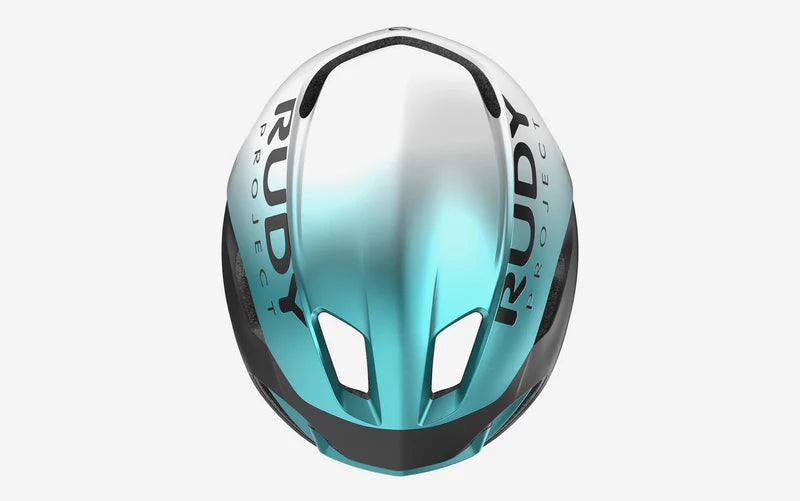 Casco de carretera RUDY PROJECT NYTRON Esmeralda/Blanco mate