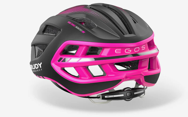 Casco de carretera RUDY PROJECT EGOS Negro/Rosa