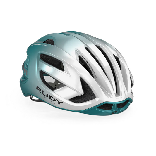 Casco de carretera RUDY PROJECT EGOS Esmeralda/Blanco