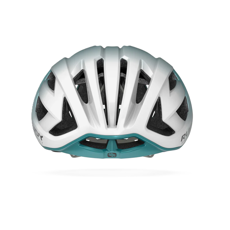 Casco de carretera RUDY PROJECT EGOS Esmeralda/Blanco
