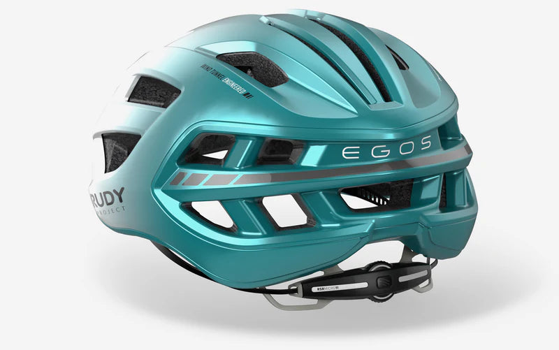 Casco de carretera RUDY PROJECT EGOS Esmeralda/Blanco