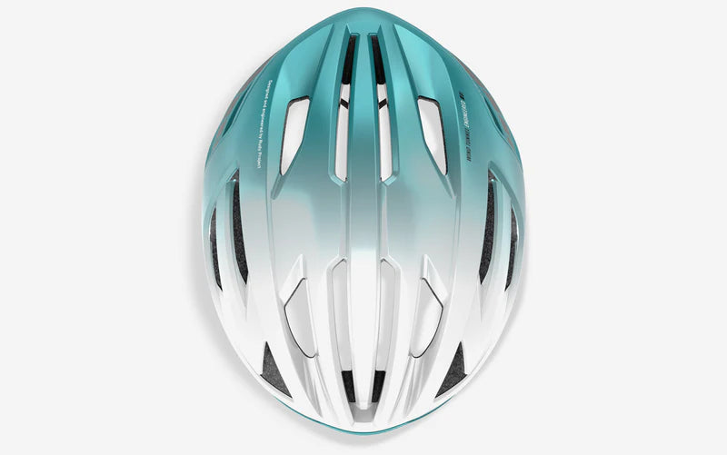 Casco de carretera RUDY PROJECT EGOS Esmeralda/Blanco
