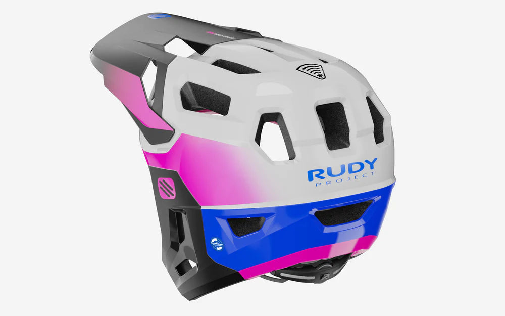 Casco MTB RUDY PROJECT TERRAFORM PRO Blanco/Rosa