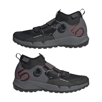 Zapatillas MTB ADIDAS FIVE TEN TRAILCROSS PRO CLIP-IN Gris/Negro/Rojo