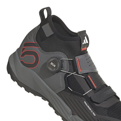 Zapatillas MTB ADIDAS FIVE TEN TRAILCROSS PRO CLIP-IN Gris/Negro/Rojo