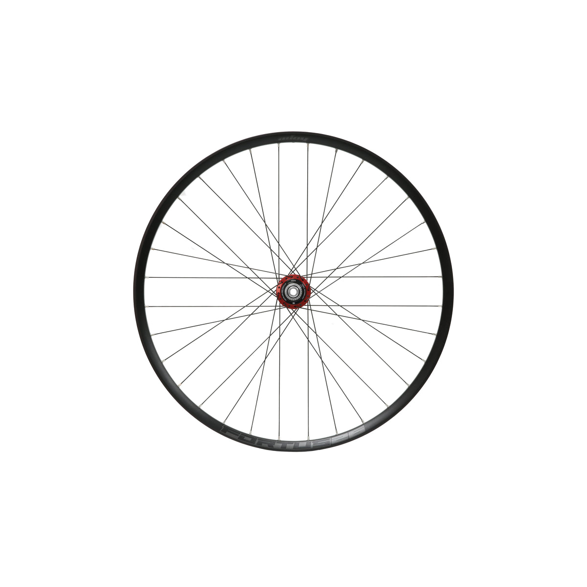 Rueda trasera HOPE Fortus 26 W de 26 pulgadas, buje Pro 5 rojo