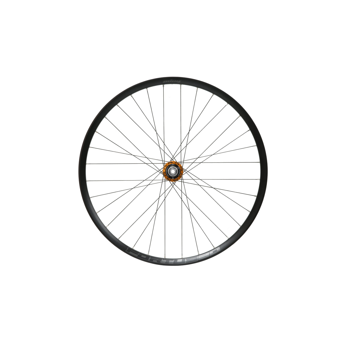 Rueda trasera HOPE Fortus 30 W de 27,5 pulgadas, buje Pro 5 naranja