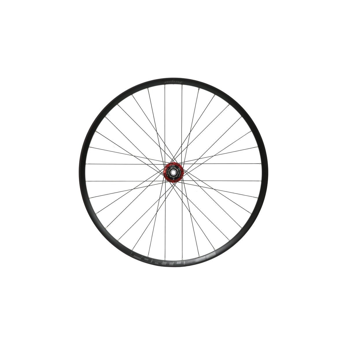 Rueda trasera HOPE Fortus 26 W de 29 pulgadas, buje Pro 5 rojo