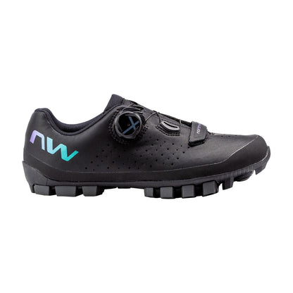 Zapatillas de MTB XC/gravel NORTHWAVE HAMMER PLUS para mujer negras/iridiscentes