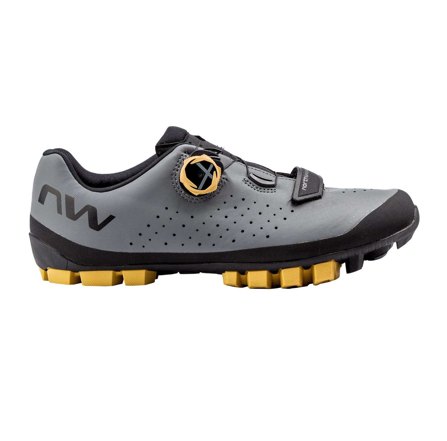 Zapatillas MTB NORTHWAVE HAMMER PLUS Gris/Amarillo