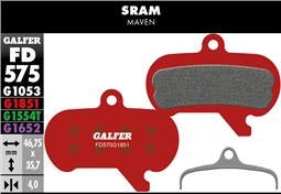 GALFER ADVANCED Pastillas de freno semimetálicas Sram Maven