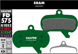 Pastillas Semi-Metálicas GALFER PRO Sram Maven