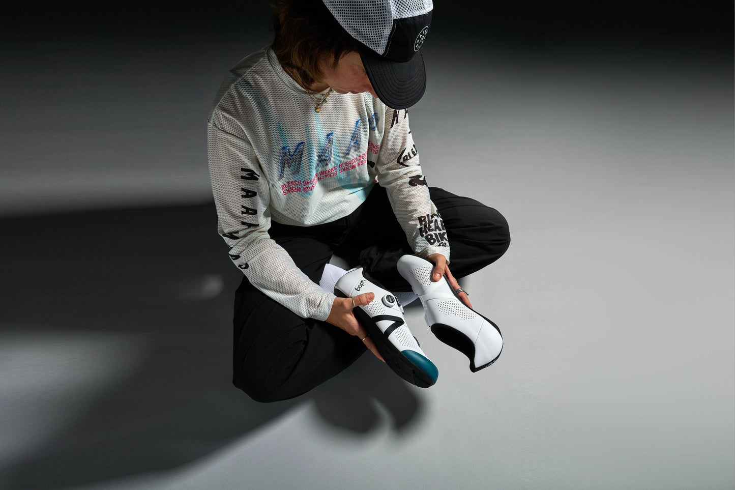 Zapatillas de carretera UDOG SEMPRE Blanco/Azul