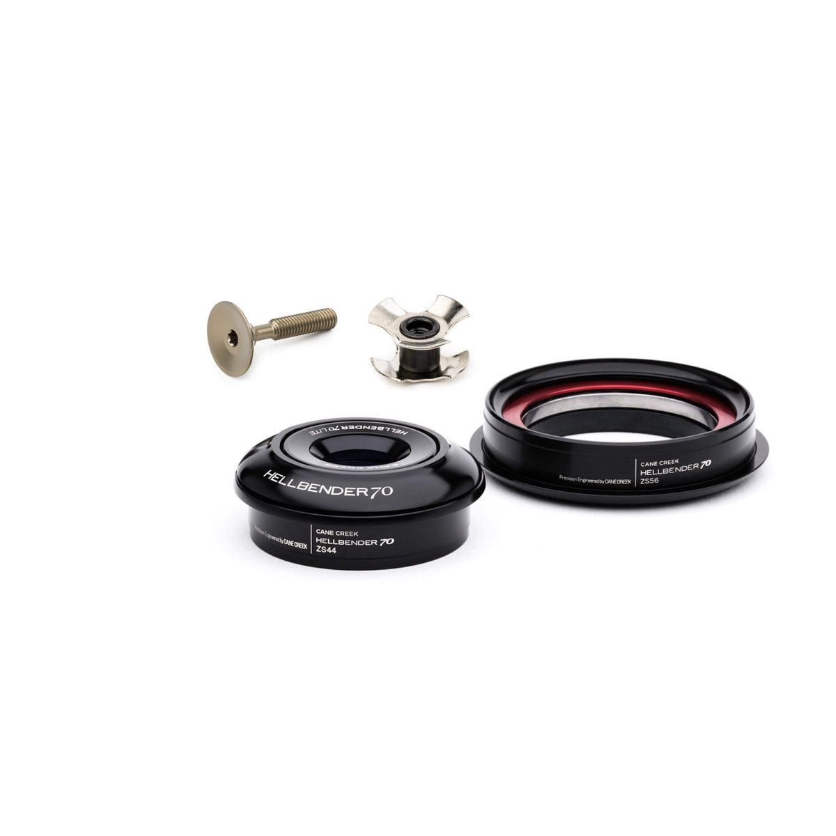 Juego de dirección CANE CREEK Hellbender 70 Lite ZS44/ZS56 negro