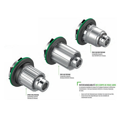 Buje Trasero HOPE PRO 5 12x135/142mm Acero Centerlock Negro