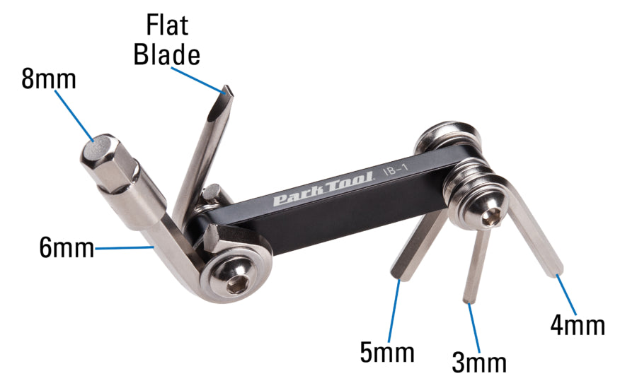 Park Tool IB-1: dimensiones y contenido