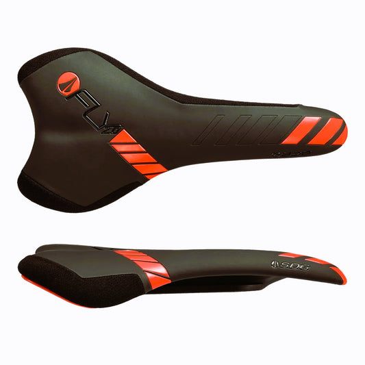 Sillín SDG I-FLY 2.0 I-Beam Negro/Naranja