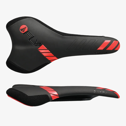 Sillín SDG I-FLY 2.0 I-Beam Negro/Rojo