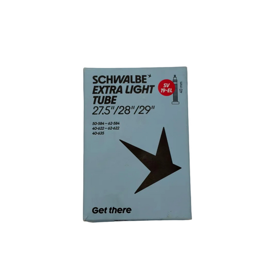 Cámara de aire SCHWALBE EXTRA LIGHT SV 19L 27,5x2,0/2,40 - 29x1,75/2,40 Presta 40 mm