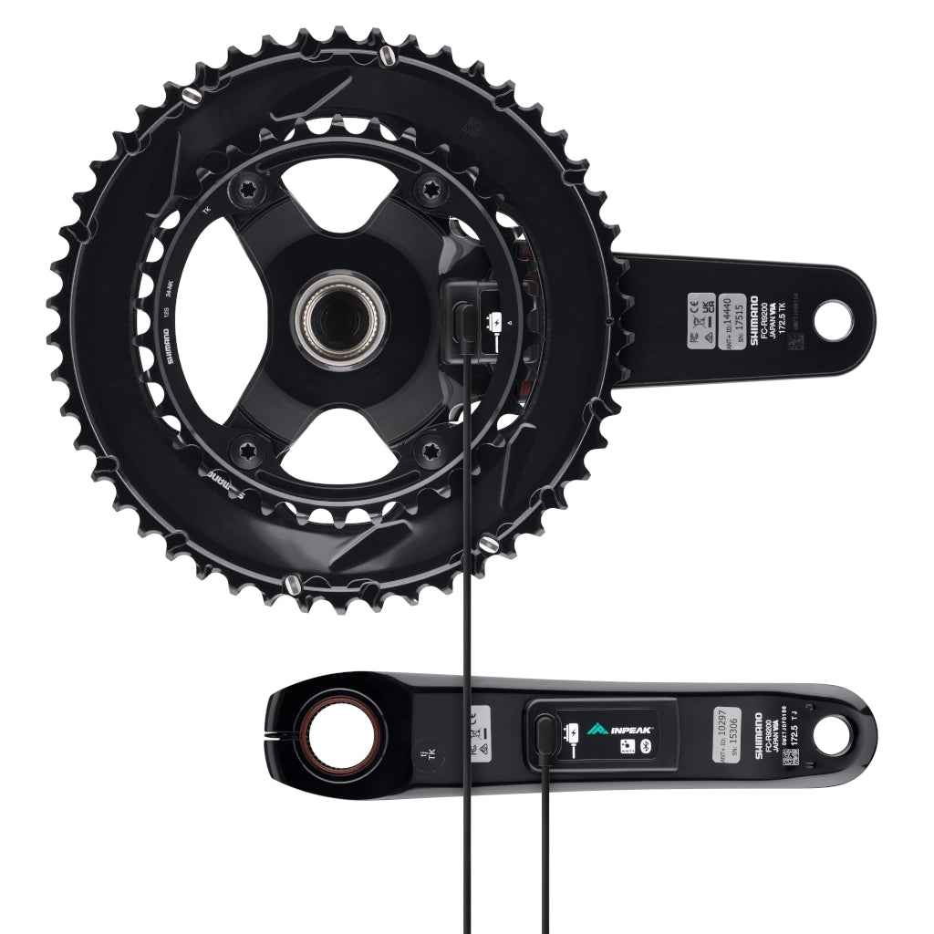 Bielas con potenciómetro INPEAK POWERCRANK-E TWIN2 LR Shimano Dura-Ace R9200