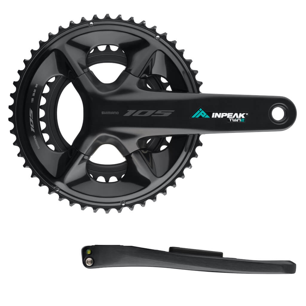 Pedalier con potenciómetro INPEAK POWERCRANK-E TWIN2 LR Shimano 105 R7100
