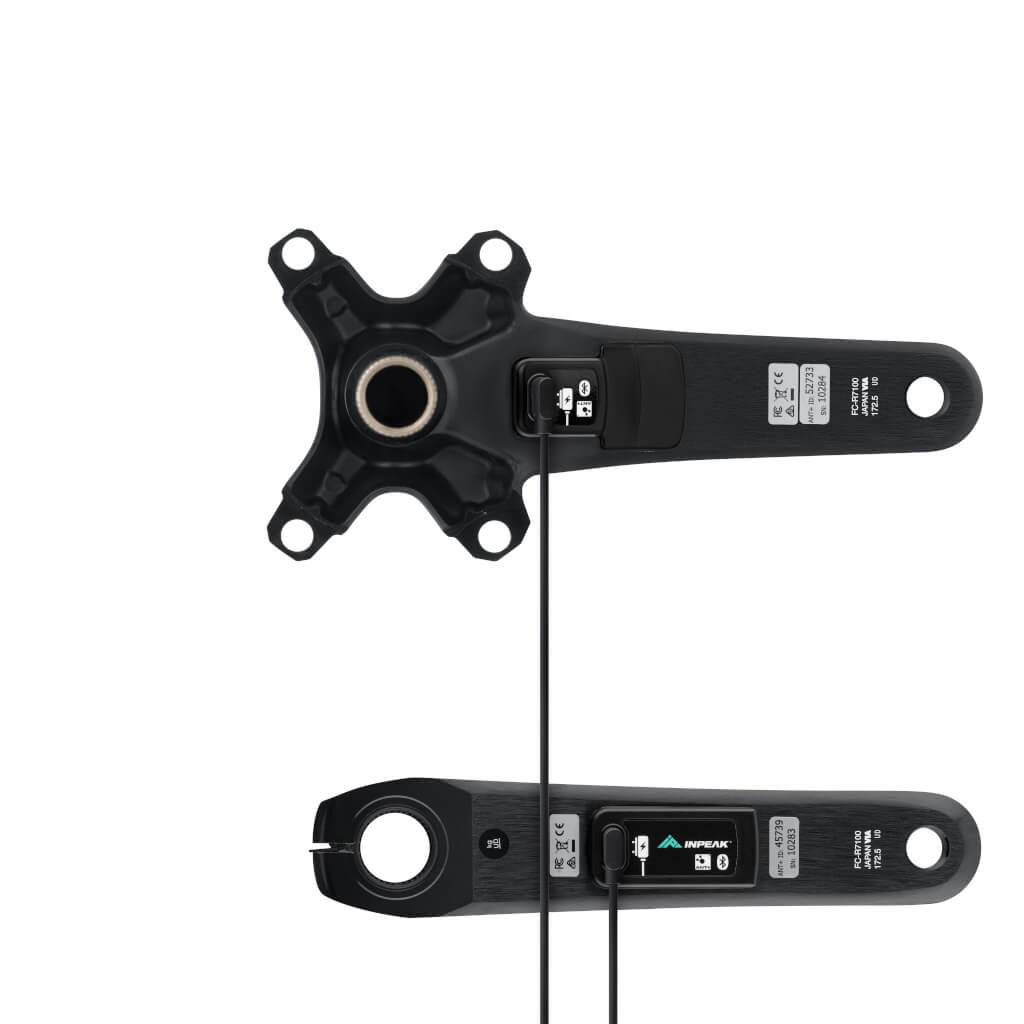 Pedalier con potenciómetro INPEAK POWERCRANK-E TWIN2 LR Shimano 105 R7100