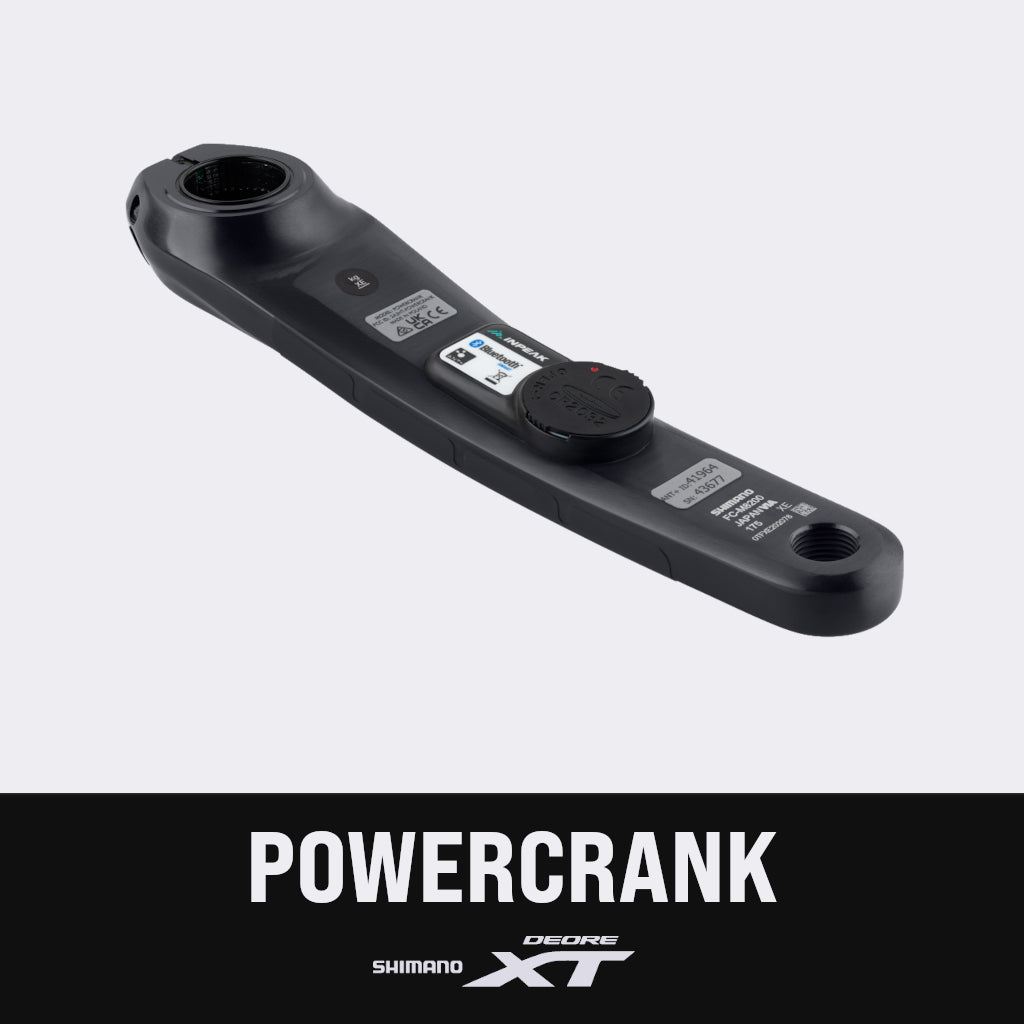 Biela izquierda con potenciómetro INPEAK POWERCRANK Shimano XT M8200