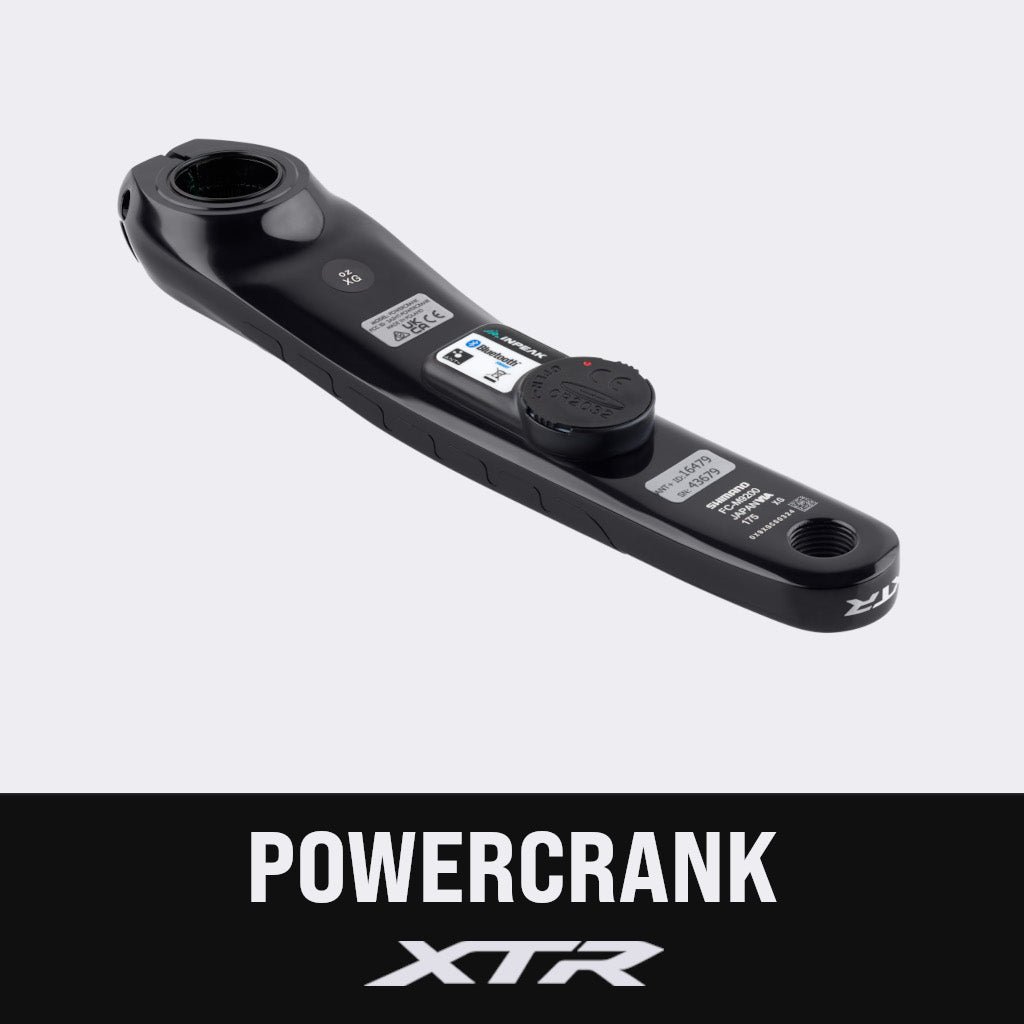 Biela izquierda con potenciómetro INPEAK POWERCRANK Shimano XTR M9200