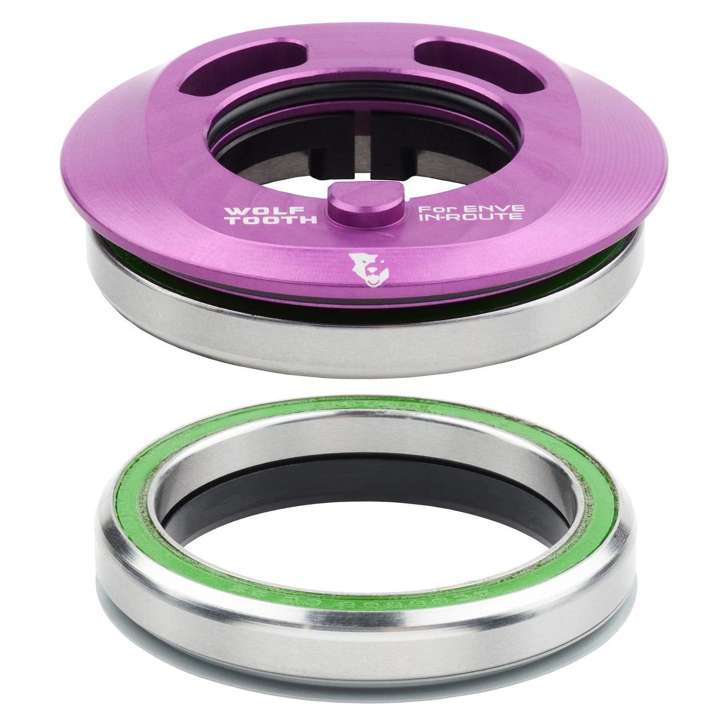 Juego de dirección integrado WOLF TOOTH PREMIUM AERO IS52 ENVE In-Route, color violeta