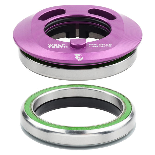 Juego de dirección integrado WOLF TOOTH PREMIUM AERO IS52 ENVE In-Route, color violeta