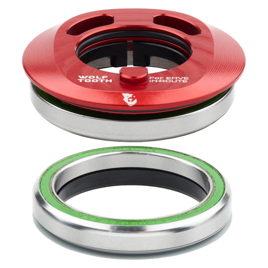 Juego de dirección integrado WOLF TOOTH PREMIUM AERO IS52 ENVE In-Route Rojo