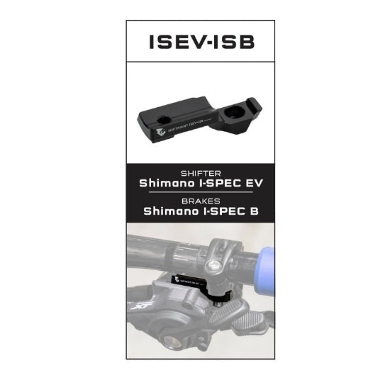 Adaptador de montaje WOLF TOOTH ShiftMount ISEV-ISB Shimano I-SPEC EV Shifter > Shimano I-SPEC B Brake
