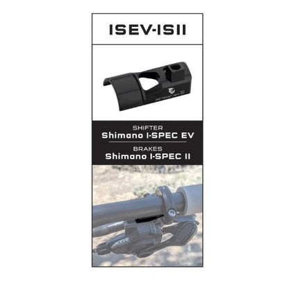 Adaptador de Fijación WOLF TOOTH ShiftMount ISEV-ISII Shimano I-SPEC EV Shifter> Freno Shimano I-SPEC II