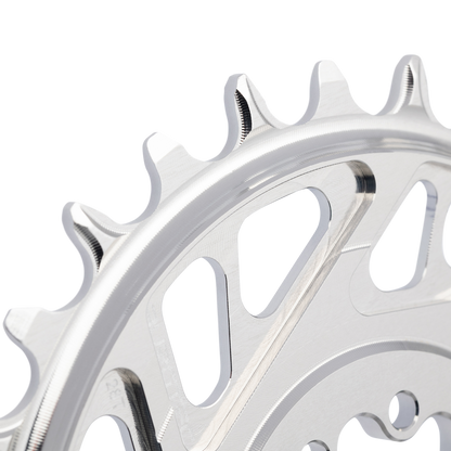 Plato Mono BURGTEC THICK THIN 12V BOOST Direct Mount 8 Tornillos T-Type Narrow Wide Offset 3mm Plata