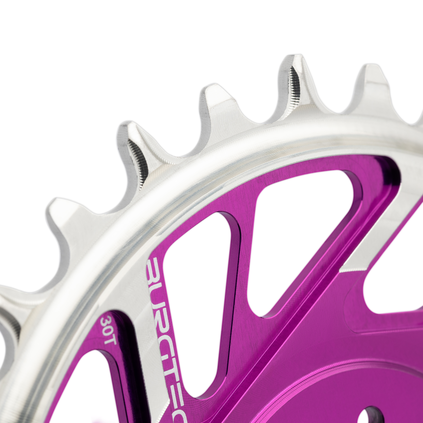 Plateau Mono BURGTEC THICK THIN 12V BOOST Direct Mount 8 Vis T-Type Narrow Wide Offset 3mm Violeta