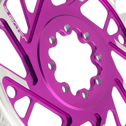 Plato Mono BURGTEC THICK THIN 12V BOOST Direct Mount 8 Tornillos T-Type Narrow Wide Offset 3mm Violeta