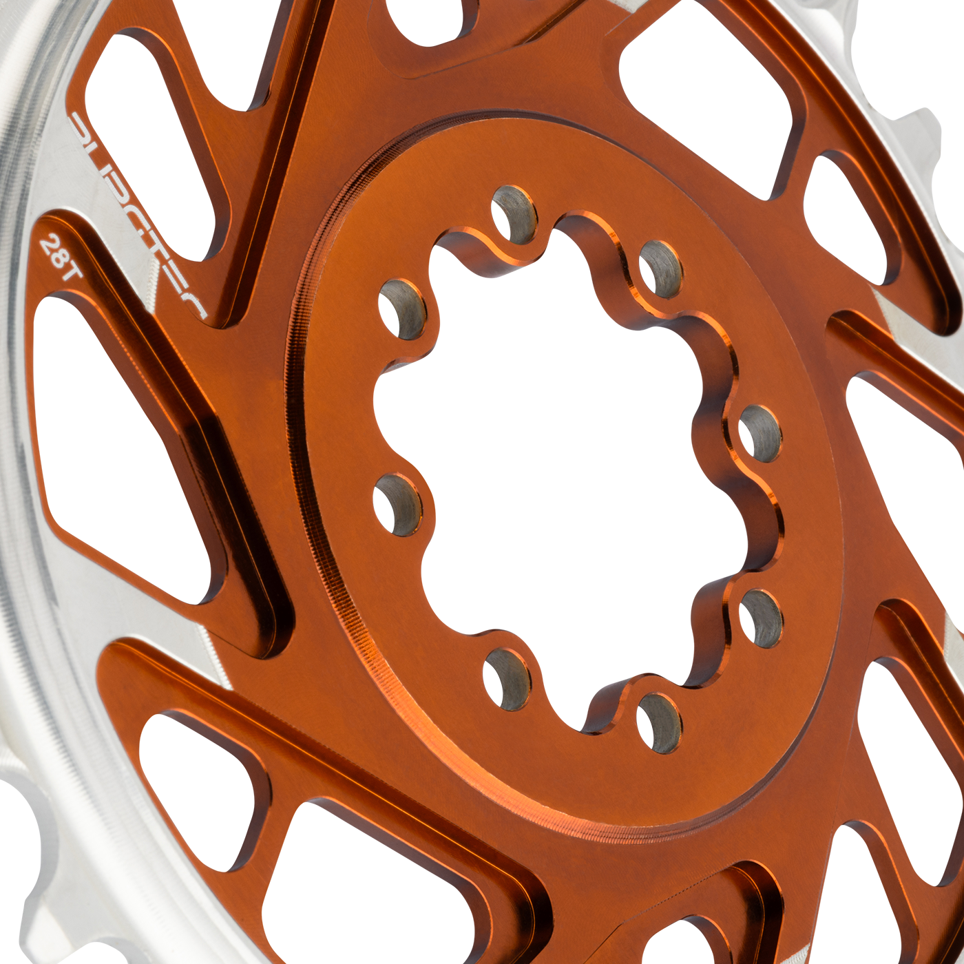 Mono plato BURGTEC THICK THIN 12V BOOST Direct Mount 8 Tornillos Tipo T Narrow Wide Offset 3mm Bronce