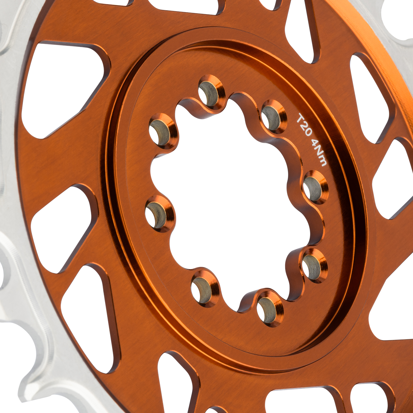 Mono plato BURGTEC THICK THIN 12V BOOST Direct Mount 8 Tornillos Tipo T Narrow Wide Offset 3mm Bronce
