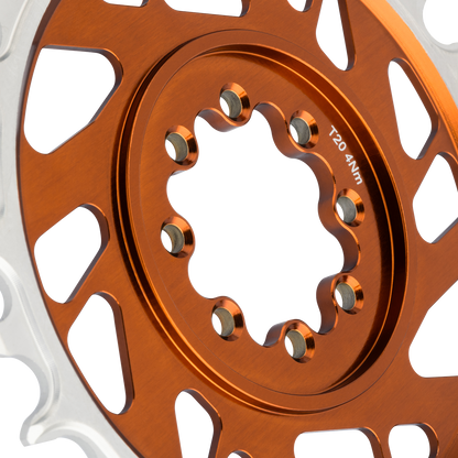 Plato Mono BURGTEC THICK THIN 12V BOOST Direct Mount 8 Tornillos T-Type Narrow Wide Offset 3mm Bronce
