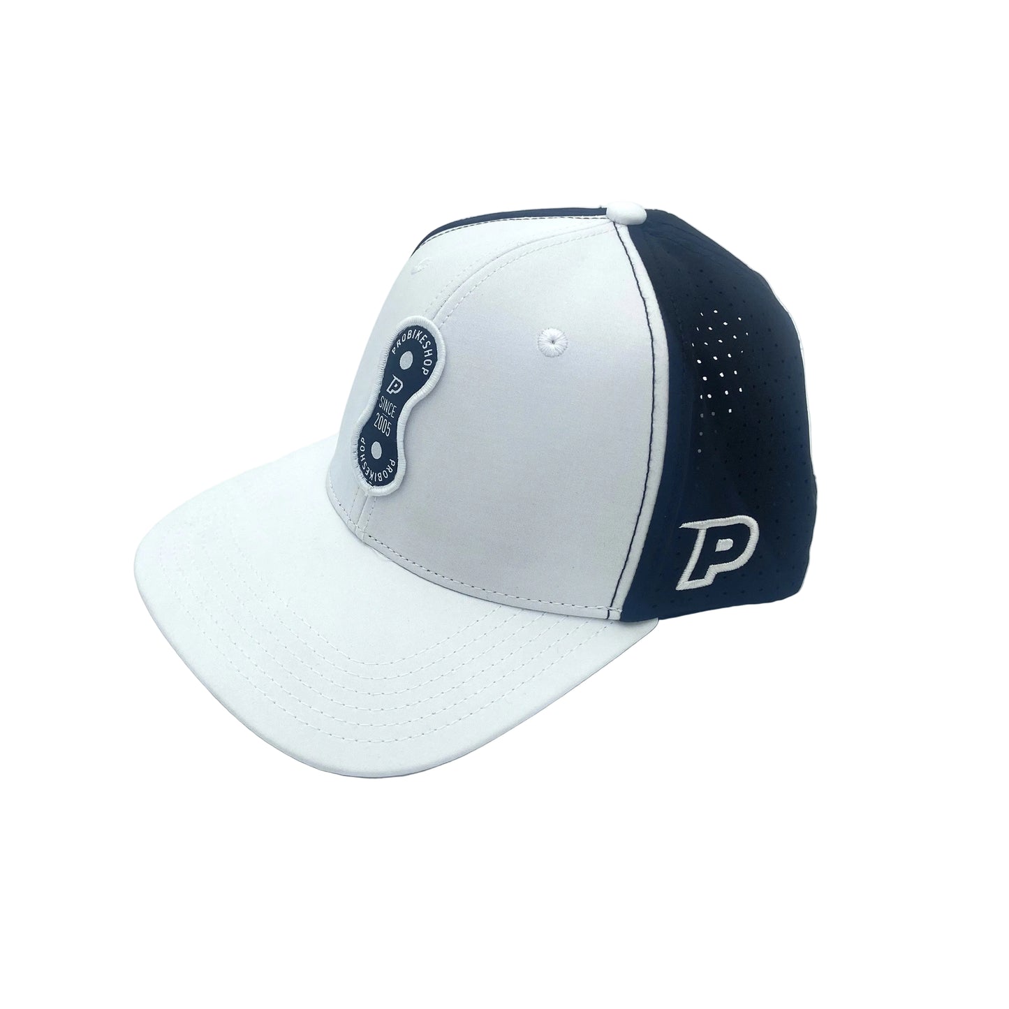Gorra PROBIKESHOP SNAPBACK Blanco/Negro